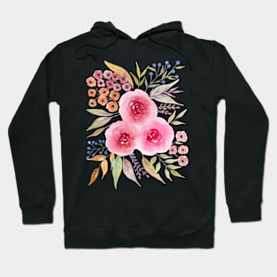 Floral watercolor Hoodie